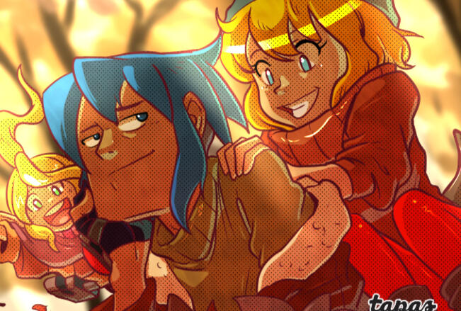 RELIC HUNTER: RIVEN - Award winning illustration for Autumn